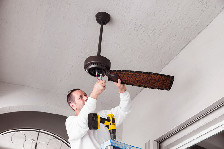 Ceiling Fan Installation by Ateam Electric LLC